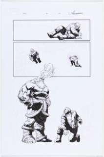 Marvel Artist - Ibraim Roberson Old Man Logan #50 Partial Story Page 1 Original Art (Marvel, 2018)....