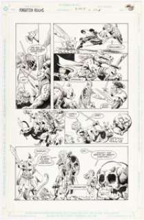 Morales, Rags - Rags Morales and Dave Simons Forgotten Realms Comic Book #3 Story Page 18 Original Art (DC, 1989)....