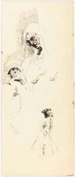 Joseph Clement Coll "King of the Khyber Rifles" Preliminary Sketch Original Art (Everybody‘s Magazine, c. 1916s).