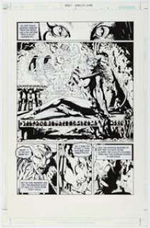 Joe Bennett - Sandman Presents: Bast #1 Story Page 1 Original Art (DC/Vertigo, 2003).