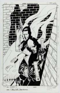 Steve McNiven and Mark Morales District X #5 Cover Original Art (Marvel, 2004). | Heritage