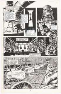 Chris Warner and Paul Guinan The Terminator #1 Story Page 9 Original Art (Dark Horse, 1990).