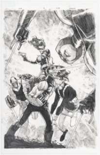 Humberto Ramos Age of Apocalypse #2 Cover Original Art (Marvel, 2012). | Heritage