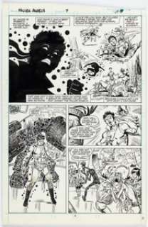 Kerry Gammill and Tom Palmer Fallen Angels #7 Story Page 8 Original Art (Marvel, 1987). | Heritage