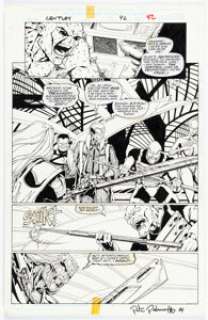 Jim Calafiore and Peter Palmiotti Century: Distant Sons #1 Story Page 42 Original Art (Marvel, 1996).