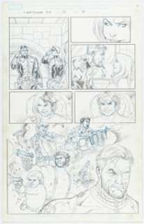 Rodney Buchemi and Greg Adams X-Men Forever 2 #4 Story Page 13 Original Art (Marvel, 2010).