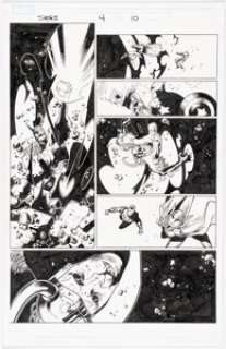 Olivier Coipel and Mark Morales Siege #4 Story Page 9 Original Art (Marvel, 2010). | Heritage