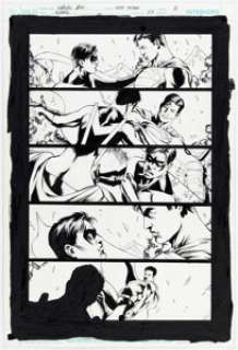 Wellinton Alves and Edde Wagner Nightwing #116 Story Page 6 Original Art (DC, 2006).