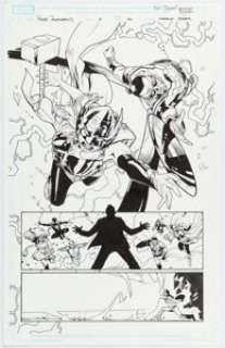 Mahmud Asrar All New, All-Different Avengers #6 Story Page 14 Original Art (Marvel, 2016).