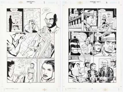 Shawn Martinbrough and Steve Mitchell Detective Comics #758-759 Story Pages Renee Montoya Original Art Group of 2 (DC, 2001). (Total: 2 Original Art)