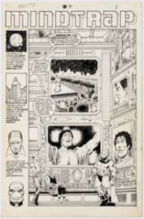 Jim Starlin and Joe Rubinstein Dreadstar #7 Story Page 1 Original Art (Marvel/Epic, 1983). | Heritage