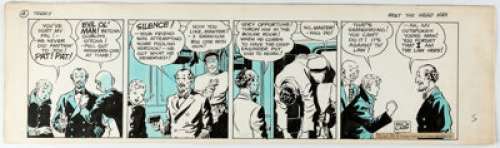 Milton Caniff Terry and the Pirates Daily Comic Strip Original Art dated 1-9-36 (Chicago Tribune-N.Y. Syndicate, 1936). | Heritage