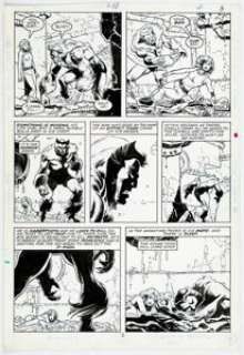 Sal Buscema and Steve Leialoha Daredevil #238 Story Page 3 Sabretooth Original Art (Marvel, 1987). | Heritage