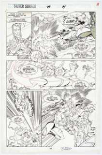 Ron Lim and Tom Christopher Silver Surfer #79 Story Page 14 Original Art (Marvel, 1993). | Heritage