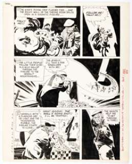 Alex Toth Four Color #1024 Walt Disney‘s Darby O‘Gill and the Little People Story Page 16 Original Art (Dell Publ., 1959).