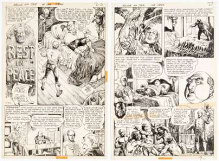 Alfredo Alcala House of Secrets #100 Story Pages Original Art Group of 2 (DC, 1972). (Total: 2 Original Art) | Heritage