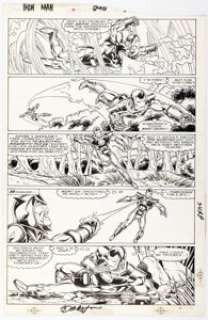 Alan Kupperberg and Bob Layton Iron Man #242 Story Page 15 Original Art (Marvel, 1989). | Heritage