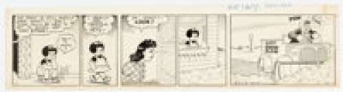 Ernie Bushmiller Nancy Daily Comic Strip Original Art 12-12-41 (United Feature Syndicate, 1941). | Heritage