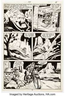 Don Perlin Ghost Rider #39 Story Page 7 Original Art (Marvel, 1979). | Heritage