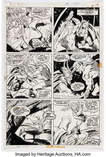 John Buscema and Vince Colletta Thor #207 Thor vs. Loki Story Page 17 Original Art (Marvel, 1972). | Heritage