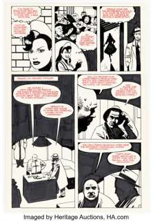 Gilbert Hernandez and Jaime Hernandez Mister X #2 Story Page 9 Original Art (Vortex, 1984). | Heritage