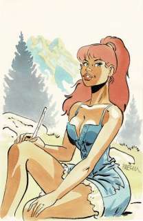 Meynet, Félix - Dessin original couleur - Babette - (2007) | Catawiki