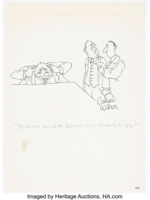 Gahan Wilson .and then we’ll get him! Single Panel Gag Illustration Original Art (Putnam/Richard Marek Publishers, 1978). | Heritage