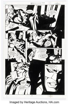John Watkiss and Steve Mitchell Detective Comics #745 Story Page 16 Original Art (DC, 2000).