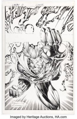 Ryan Benjamin and Tom McWeeney Union #0 Cover Original Art (Image/Wildstorm, 1994).