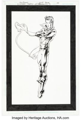 Tom Raney and Scott Hanna Outsiders #9 Splash Story Page 22 Original Art (DC, 2004). | Heritage