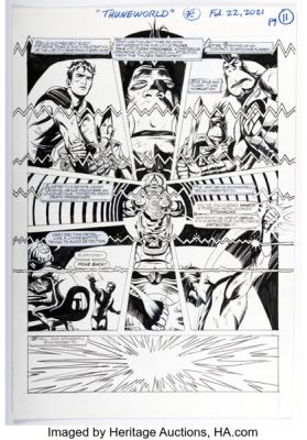 Steve Rude Nexus: The Newspaper Strips: Battle for Thuneworld #1 Story Page 11 Original Art (Rude Dude Productions, 2024). | Heritage
