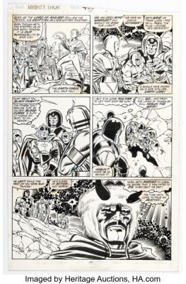 Ron Frenz and Joe Sinnott Thor #400 Story Page 15 Original Art (Marvel, 1989). | Heritage
