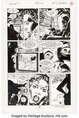 Bill Reinhold The Prowler #1 Story Page 8 Original Art (Marvel, 1994).