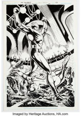 Joe Bennett and Jack Jadson Terror Titans #5 Splash Page 3 Original Art (DC, 2009).