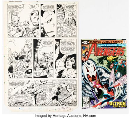 George Pérez and Mike Esposito The Avengers #202 Story Page 2 Original Art (Marvel, 1980). | Heritage