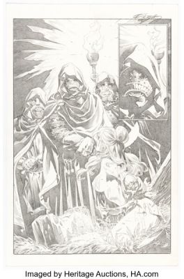 Tomas Giorello King Conan: The Hour of the Dragon #5 (13) Story Page 5 Original Art (Dark Horse, 2013). | Heritage