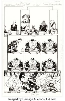 Scott Koblish Deadpool #45 (250) "Deadpool Roasts the Marvel Universe" Hulk Story Page 10 Original Art (Marvel, 2015). | Heritage