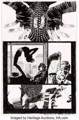 DaNi Arkham City: The Order of the World #1 Story Page 11 Original Art (DC, 2021).