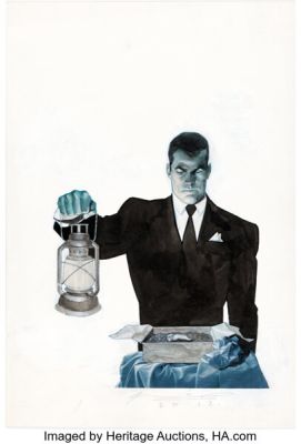 Ariel Olivetti Legends of the Dark Knight #207 Cover Illustration Original Art (DC, 2006). | Heritage