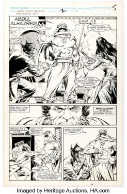 Paul Ryan and Rey Garcia Marvel Comics Presents #152 Wolverine Story Page 5 Original Art (Marvel, 1994).