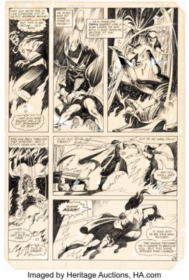 Gene Colan and Alfredo Alcala Batman #349 Story Page 14 Original Art (DC, 1982). | Heritage