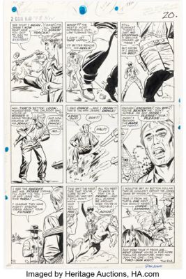 Dick Ayers and Vince Colletta Two-Gun Kid #78 Story Page 17 Original Art (Marvel, 1965). | Heritage