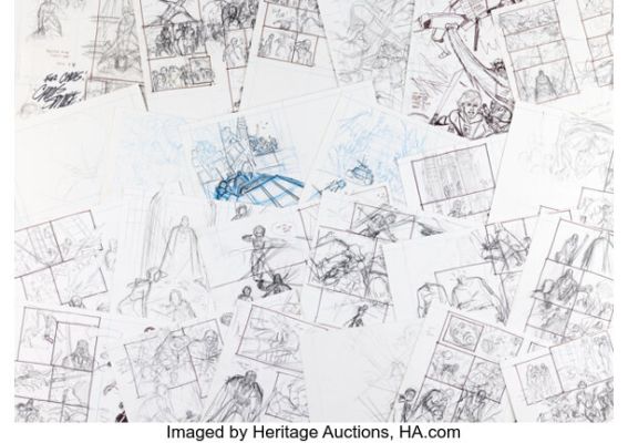 Chris Sprouse Star Wars Splinter of the Minds Eye #4 Complete Story Preliminary Original Art Group of 24 (Dark Horse, 1996).