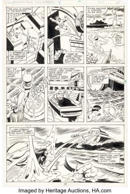 Steve Ditko and Al Milgrom The Incredible Hulk Annual #9 Story Page 21 Original Art (Marvel, 1980). | Heritage