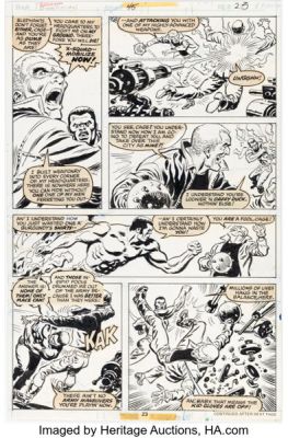 Lee Elias Power Man #45 Story Page 13 Original Art (Marvel, 1977). | Heritage