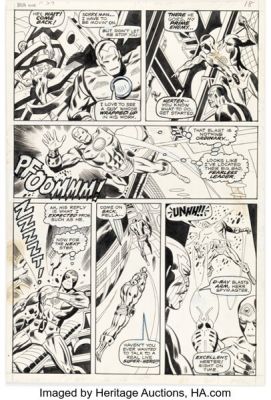 Don Heck and Mike Esposito Iron Man #34 Story Page 14 Original Art (Marvel, 1971). | Heritage