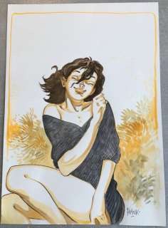 Frank Pé - Aquarelle Manon - Zoo | Catawiki