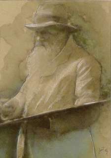 Le Hénanff, Fabrice - Dessin original Ã  l’aquarelle - Monet  - (2019) | Catawiki