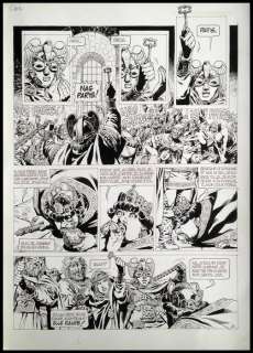 Mitton, Jean-Yves - Planche originale - Chroniques Barbares T2 - La Loi des Vikings - (1995) | Catawiki