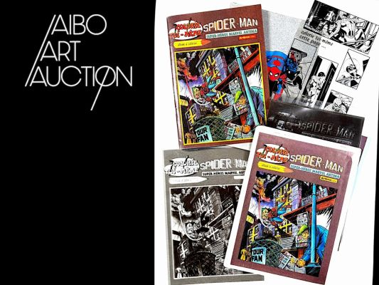 Spider-Man Matériel... | Lot 9 - Spider-man matériel d’imprimerie, ensemble complet... | Aibo Art Auction